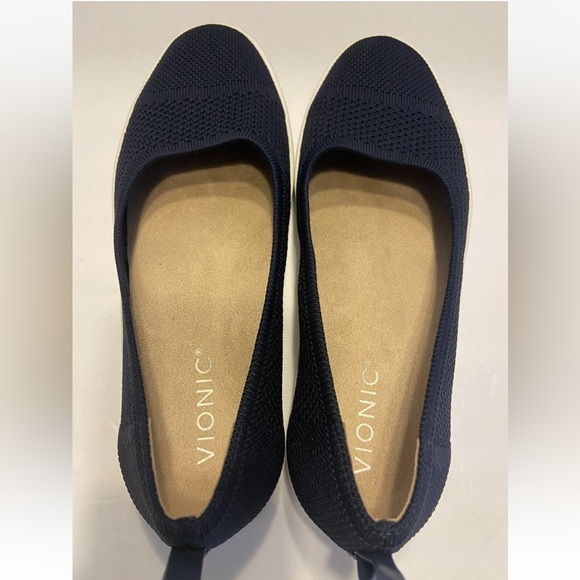 Vionic Women's Uptown Skimmer Knit Slip-ons Loafer Flats Black Sz 7.5 - Picture 8 of 11